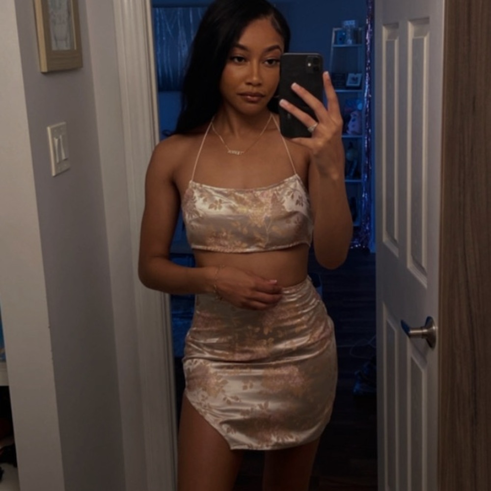 PrettyLittleThing Printed Two Piece Set